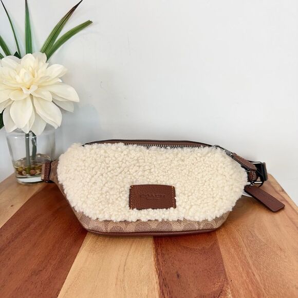 NWT Coach Warren‎ Mini Belt Bag In Signature Canvas - Picture 3 of 7